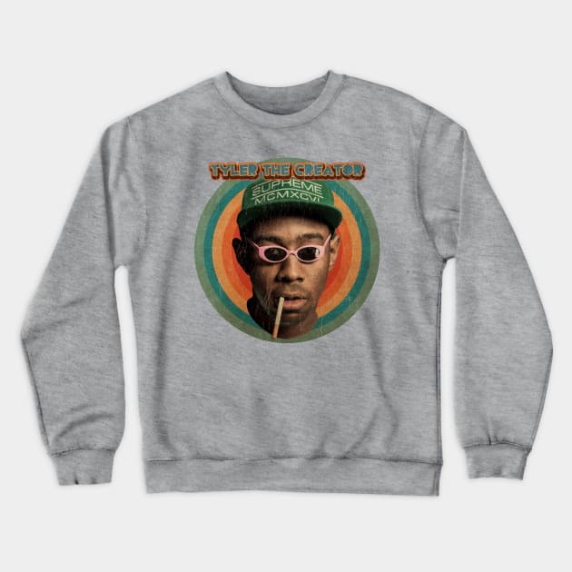 Tyler The Creater Retro New Design Crewneck Sweatshirt by TuoTuo.id